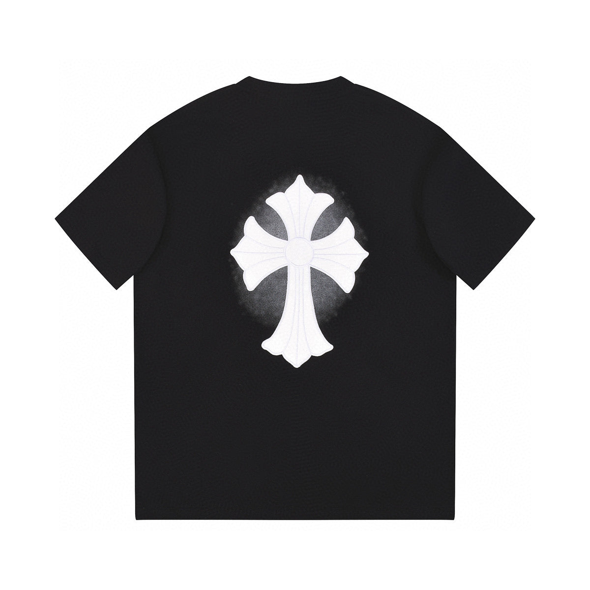 CHROME HEARTS WHITE CROSS T-SHIRT BLACK