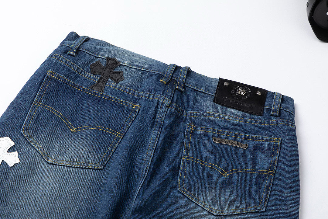 CHROME HEARTS CROW HEARTS JEANS DENIM