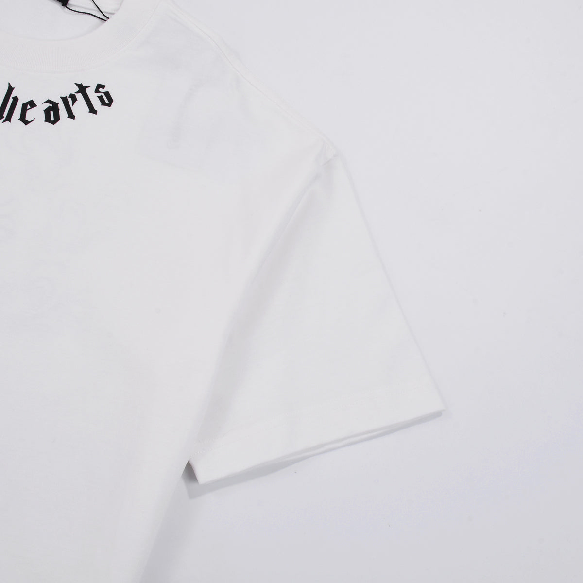 CHROME HEARTS LOGO COLLAR T-SHIRT WHITE