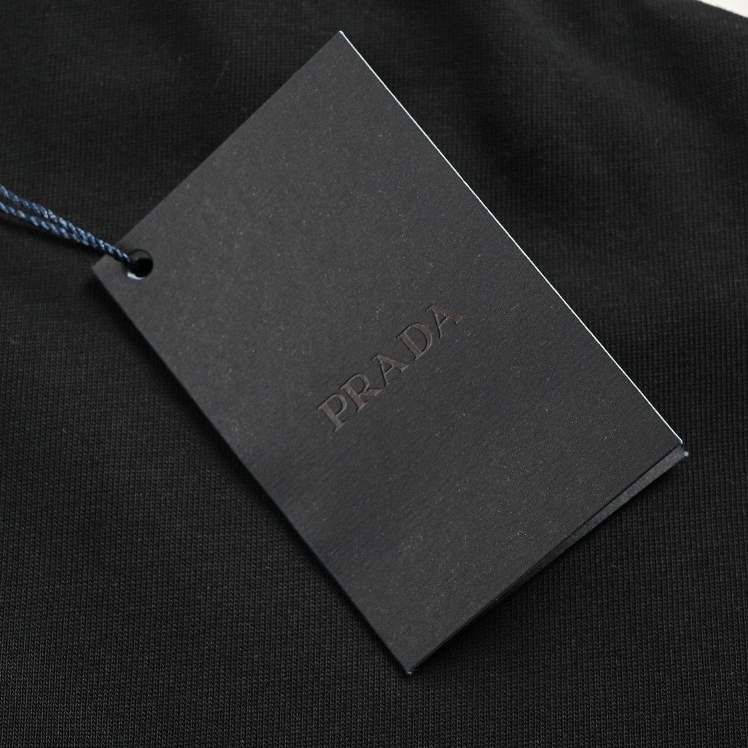 Prada Milano Black Logo T-Shirt