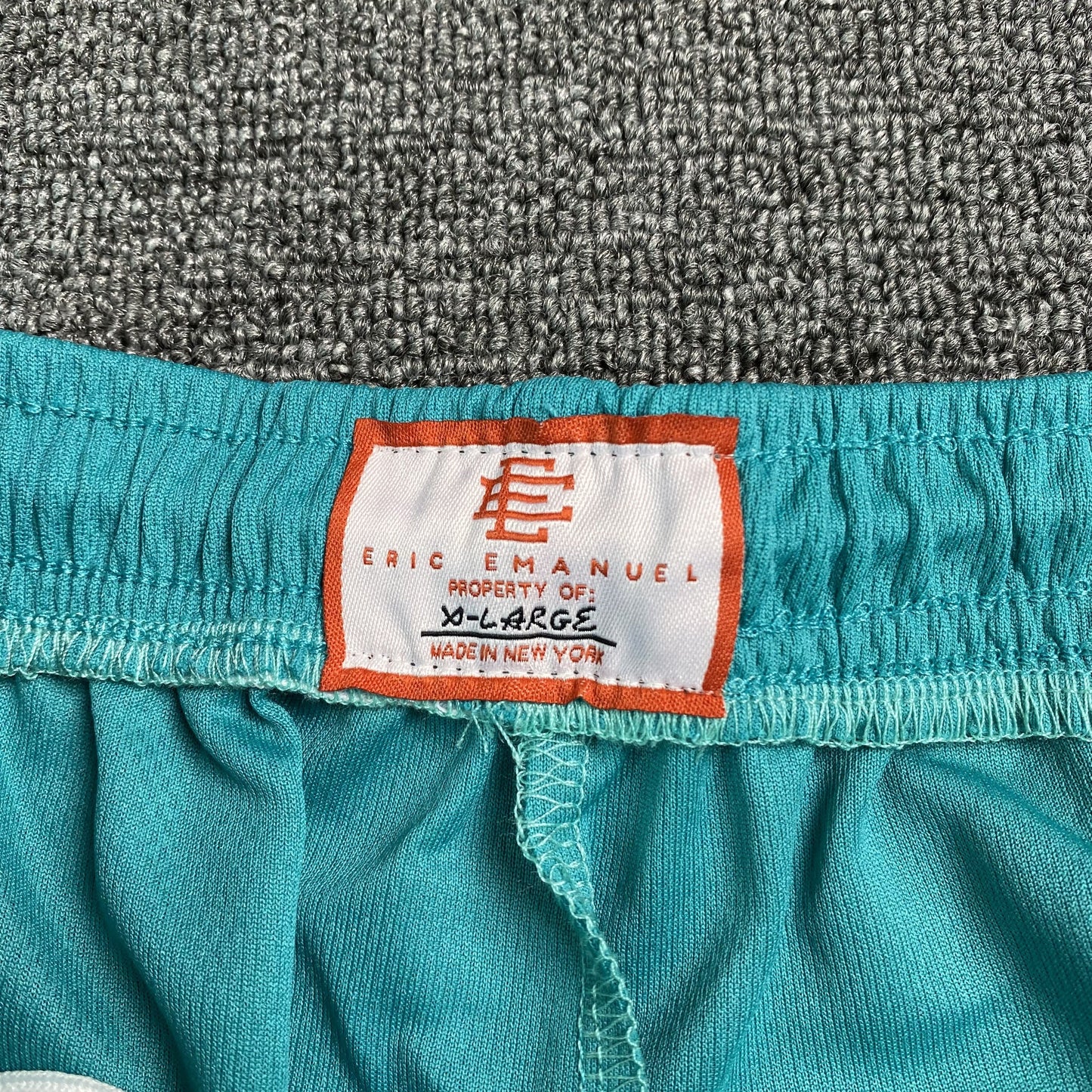 ERIC EMANUEL EE BASIC SHORTS TEAL/PURPLE