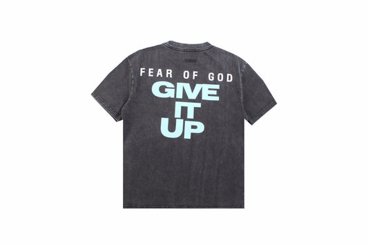 Fear of God T-Shirt with 'Give It Up' Text