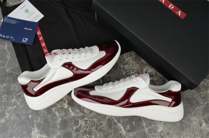 PRADA AMERICA'S CUP BURGUNDY WHITE