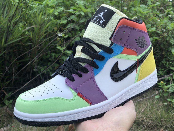 JORDAN 1 MID SE x MULTI-COLOR