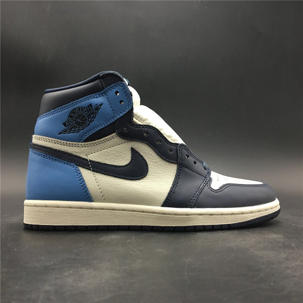 JORDAN 1 RETRO HIGH x OBSIDIAN UNC