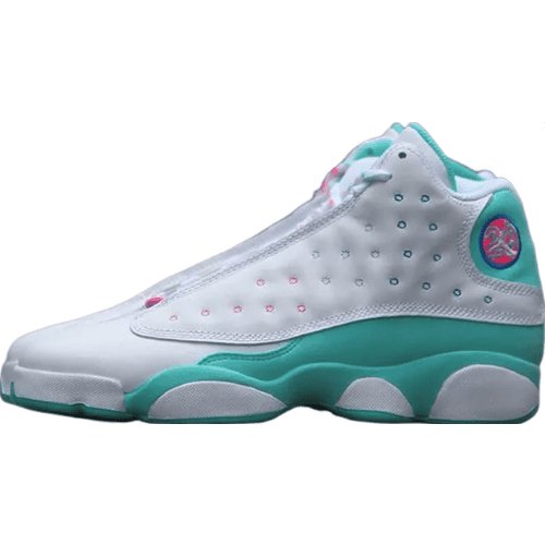 JORDAN 13 RETRO x WHITE SOAR GREEN PINK