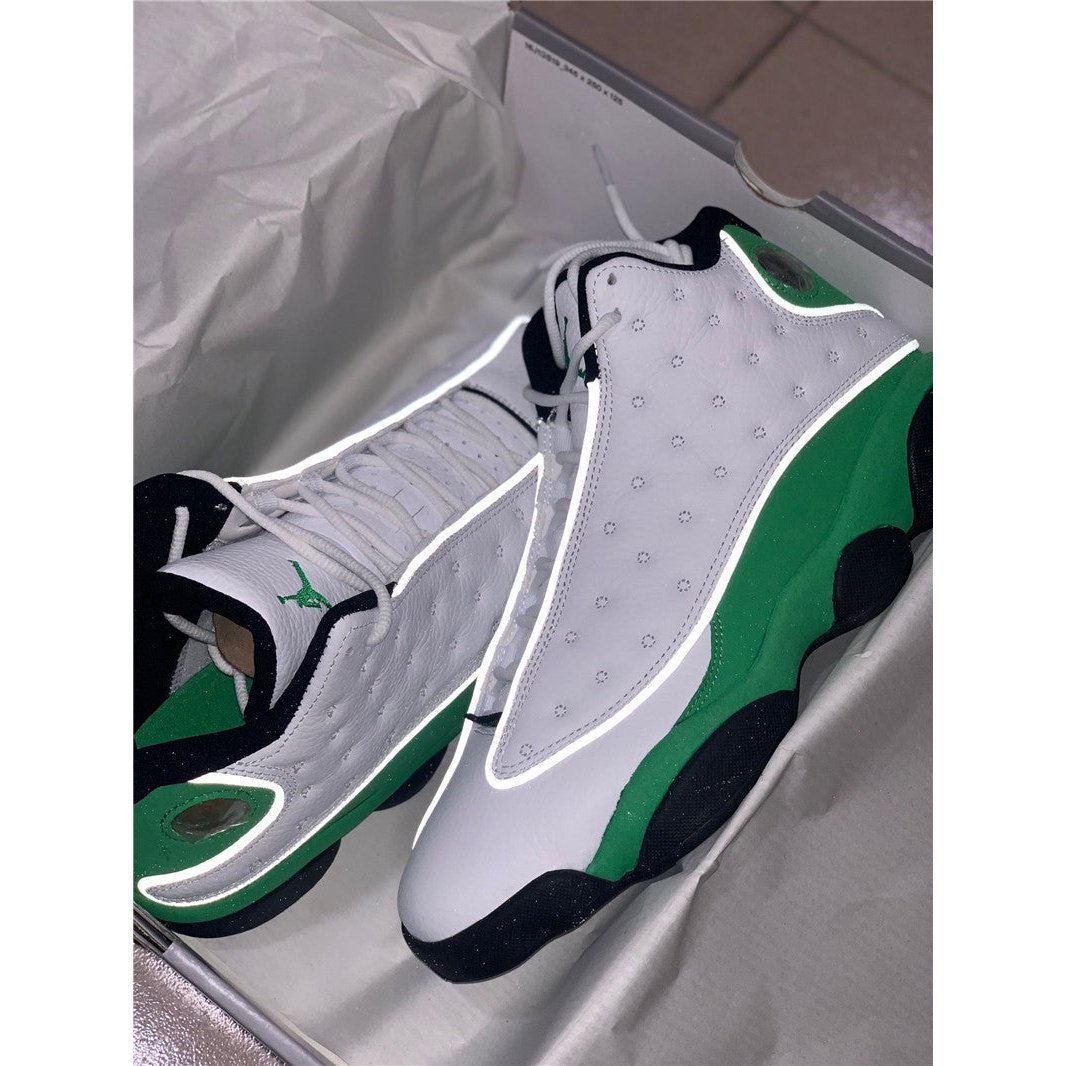 JORDAN 13 x WHITE LUCKY GREEN