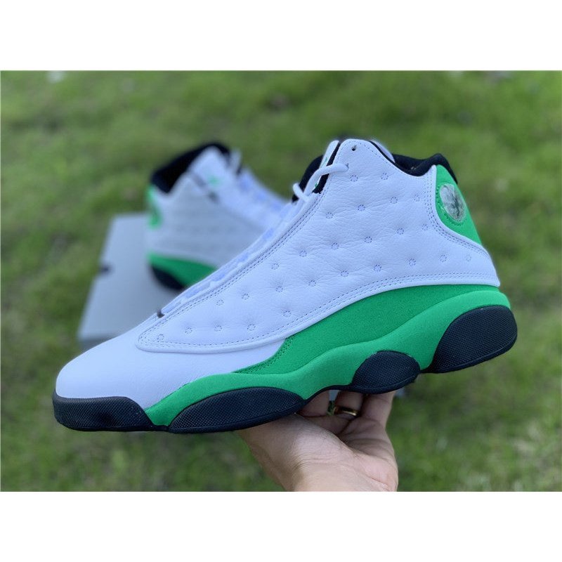 JORDAN 13 x WHITE LUCKY GREEN