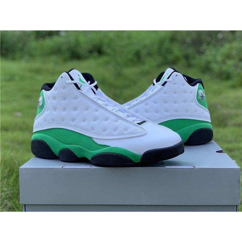 JORDAN 13 x WHITE LUCKY GREEN