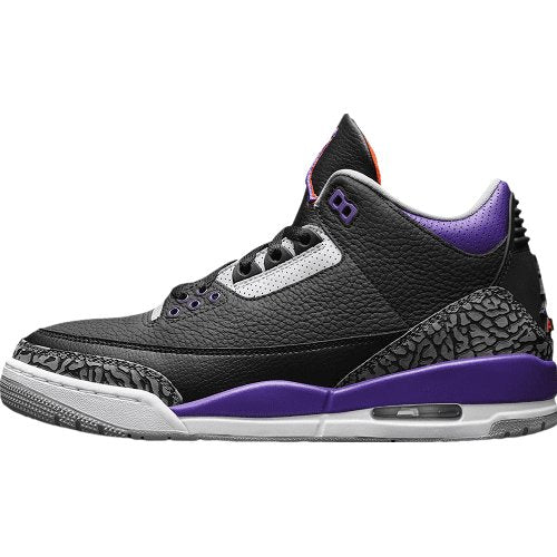 JORDAN 3 RETRO x BLACK COURT PURPLE