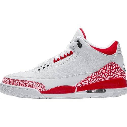 JORDAN 3 RETRO x TOKYO FIRE RED