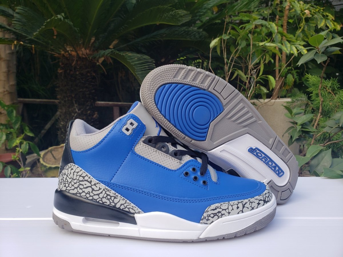 JORDAN 3 RETRO x VARSITY ROYAL CEMENT