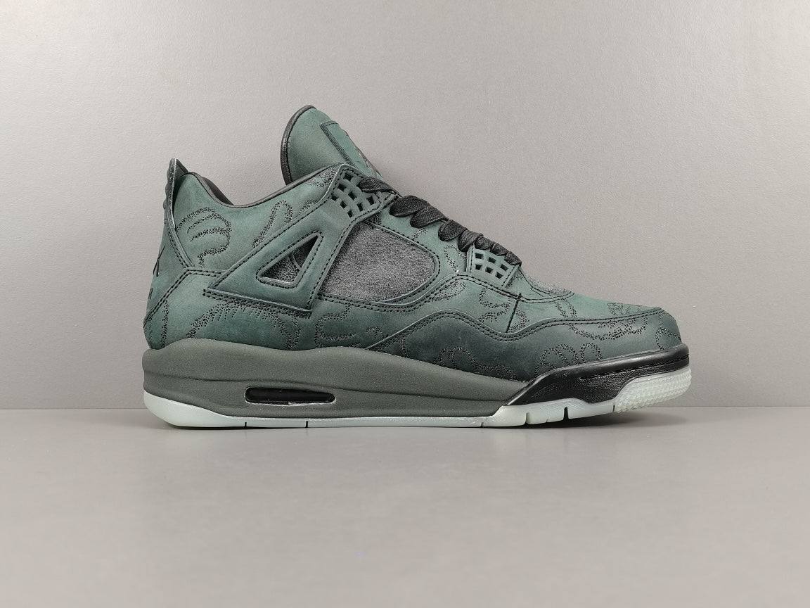 JORDAN 4 x KAWS BLACK OLIVE