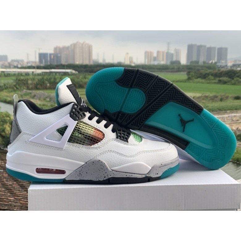 JORDAN 4 x LUCID GREEN RASTA