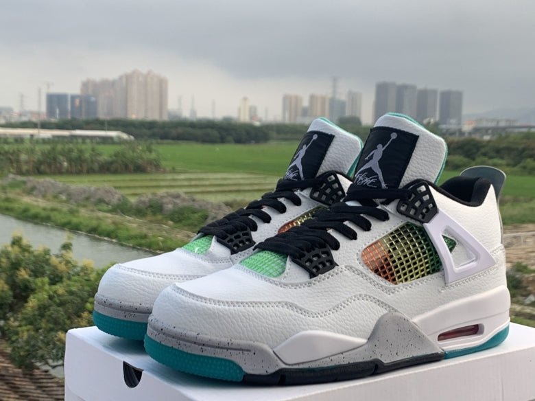 JORDAN 4 x LUCID GREEN RASTA