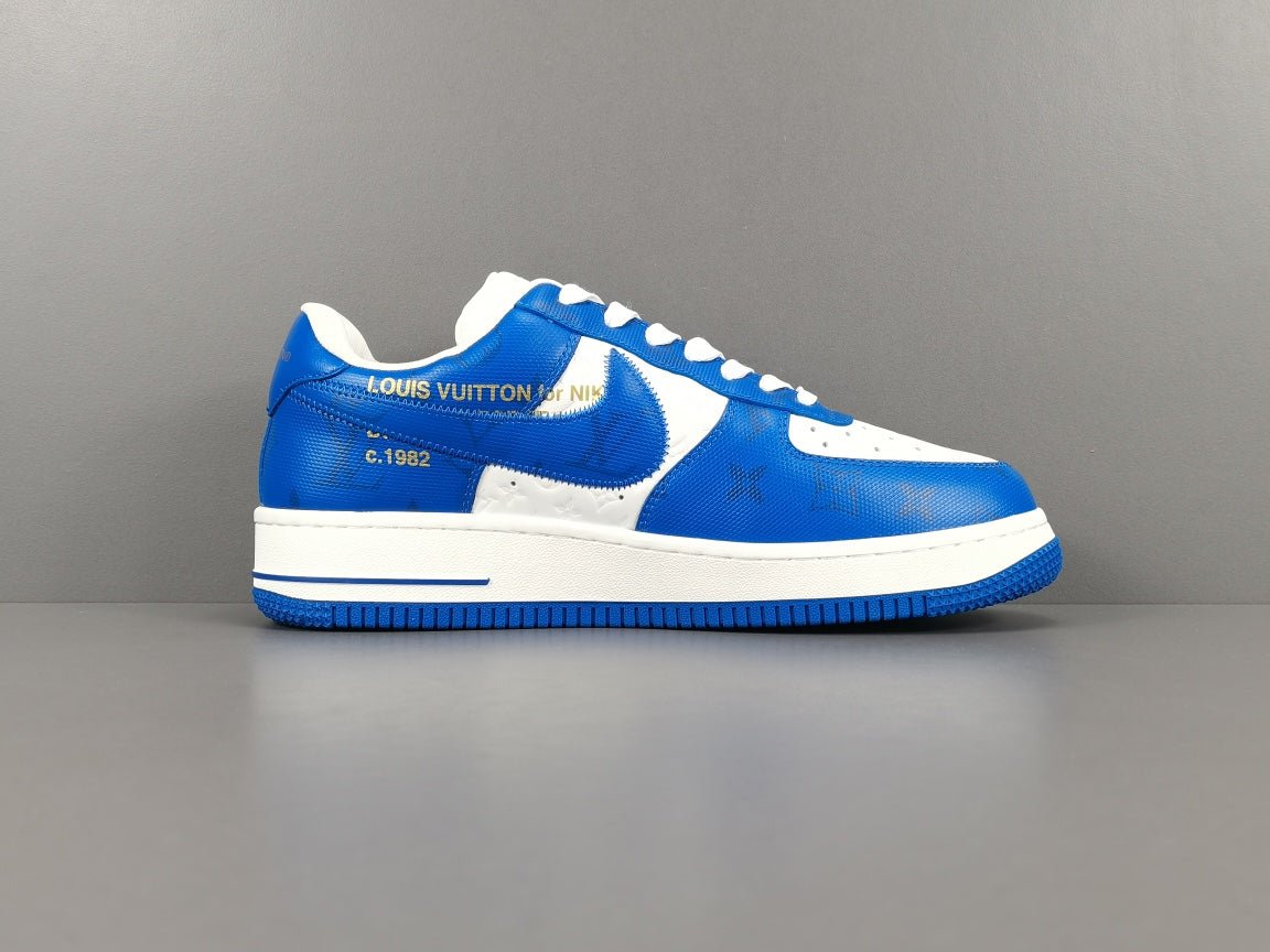 NIKE AIR FORCE 1 x LOUIS VUITTON BLUE/WHITE