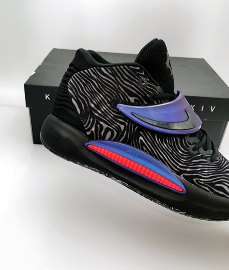 NIKE KD 14 x SEASONAL BLACK LASER CRIMSON